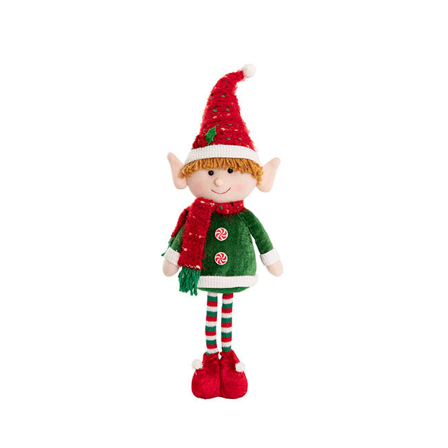 Standing Male Elf Green (14x8x48cmH)
