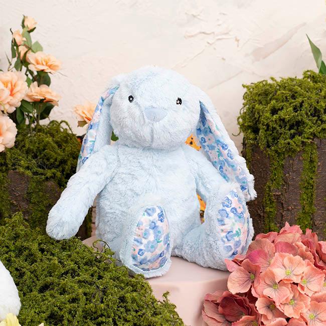 Bunny Lucy Plush Soft Toy Soft Blue (25cmST)