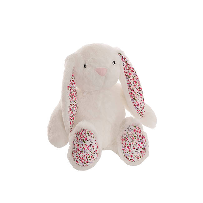 Bunny Lucy Plush Soft Toy White (25cmST)