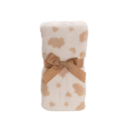 Bunny Flora, Rattle & Blanket Gift Pack Brown (25cmH)