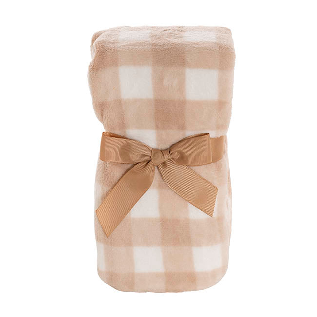 Teddy Bear Brody, BB Stick & Blanket Gift Pack Brown (25cmH)