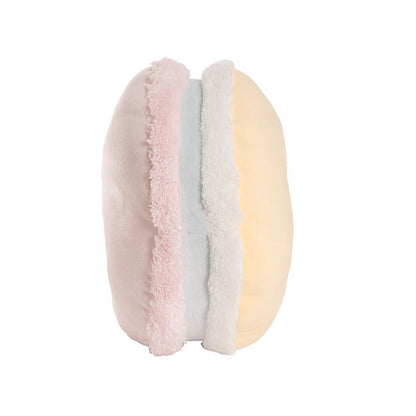 Macaron Cookie Squish Pillow Plush Puff Pink (30cmD)
