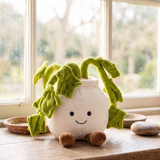 Plush Potted Ivy Plant Soft Toy Green (20cmST)