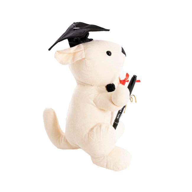 Graduation Signature Calico Kangaroo with Pen (25cmST)