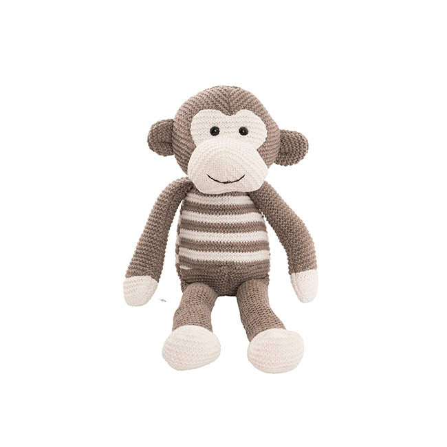 Monkey Louie Plush Soft Toy Brown (40cmHT)