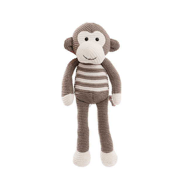Monkey Louie Plush Soft Toy Brown (40cmHT)