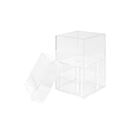 Acrylic Single Rose Head Display Box with Lid (9x9x15cmH)