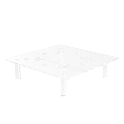 Acrylic 9 Rose Head Display Box with Drawer (15x15x15cmH)