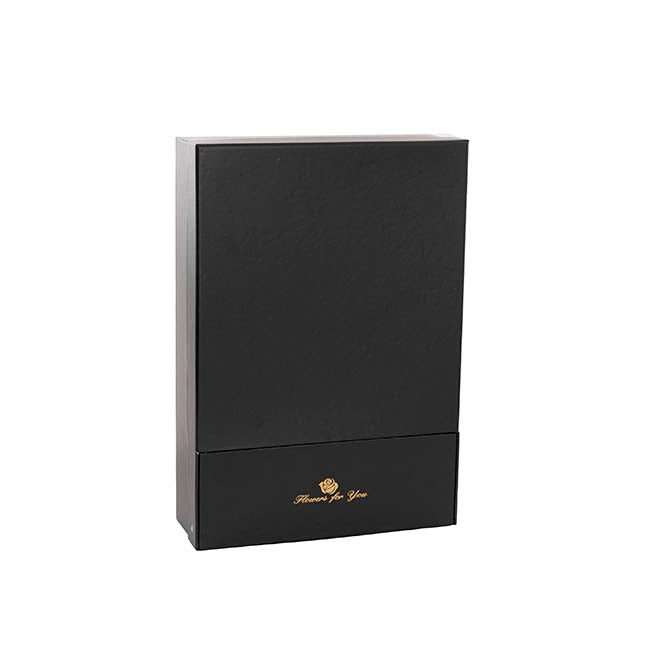 Rose Presentation Box Flip Lid with Liner (36x25x9Hcm)
