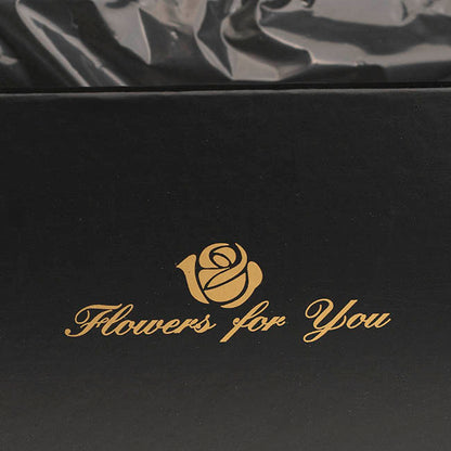 Rose Presentation Box Flip Lid with Liner (36x25x9Hcm)
