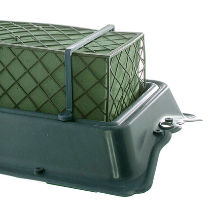 Casket Saddle Single Tray Cage Floral Foam (35x24.5x11.5cmH)