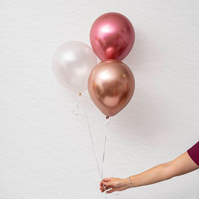 Latex Koch Balloon 12" 100 Pack Pearl Ivory White (31cmD)