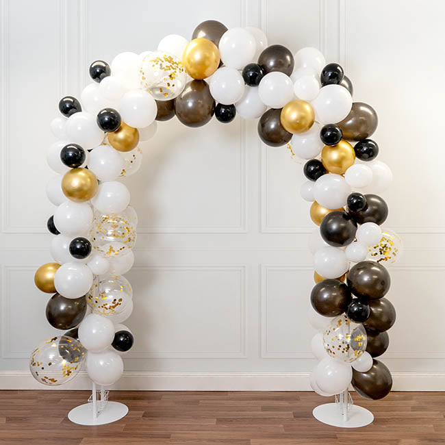 Balloon Garland Kit 120pcs Set Black & Gold