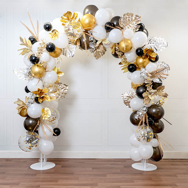 Balloon Garland Kit 120pcs Set Black & Gold