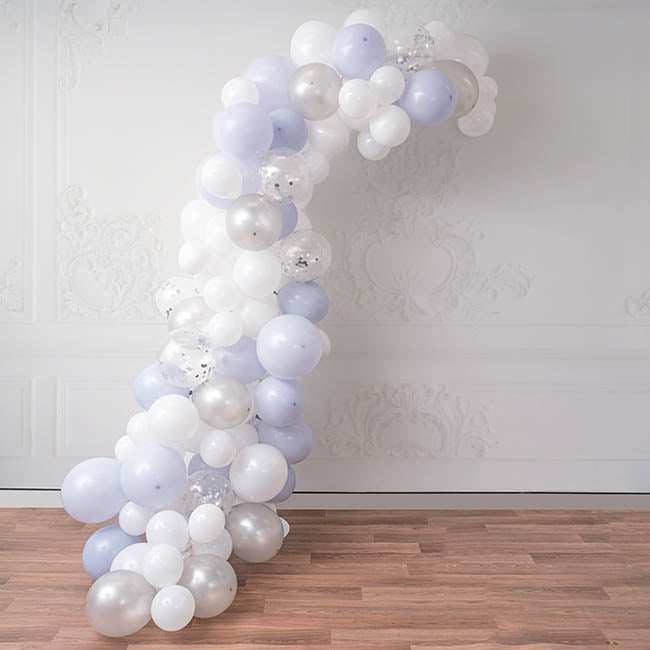 Balloon Garland Kit 120pcs Set Silver