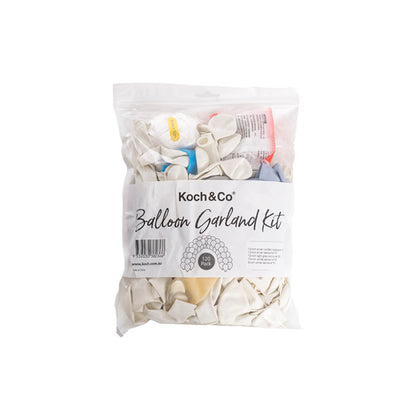 Balloon Garland Kit 120pcs Set Silver