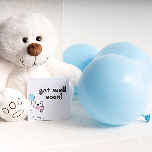 Latex Balloon 12" Pack 36 Pastel Blue (30.5cmD)