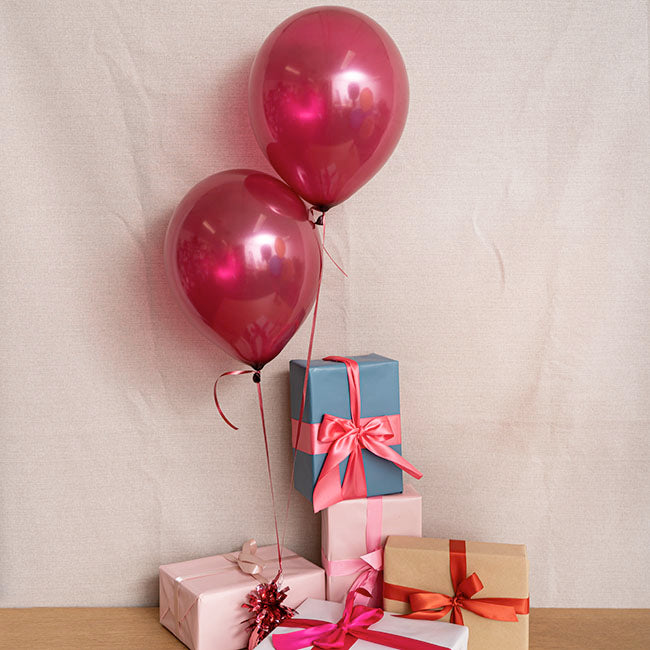 Latex Balloon 12" Pack 36 Burgundy (30.5cmD)