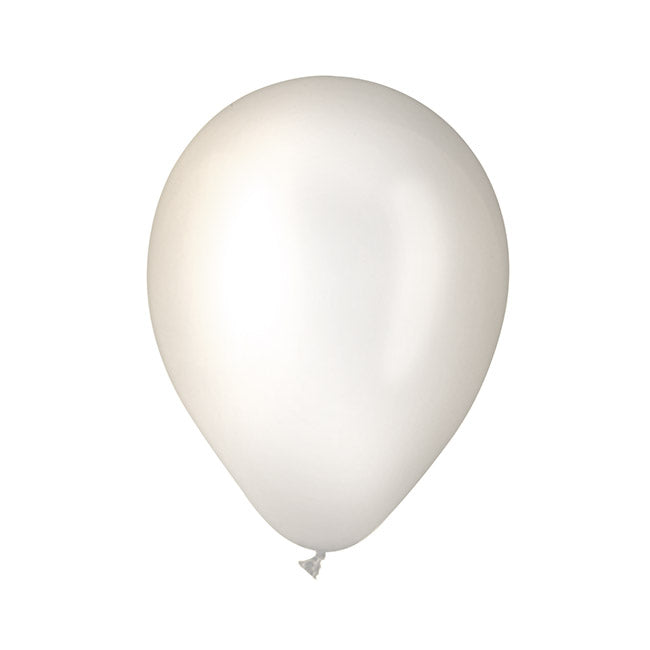 Latex Balloon 12" Pack 36 Pearl Clear (30.5cmD)