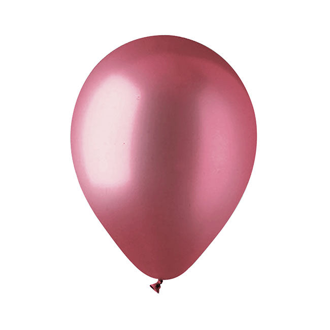 Latex Balloon 12" Pack 36 Metallic Fuchsia (30.5cmD)