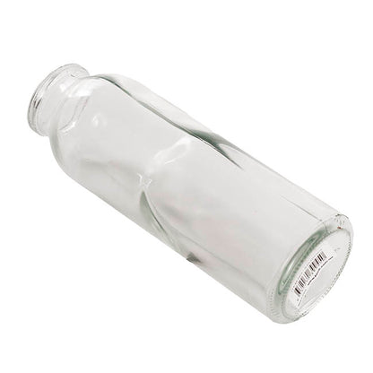 Glass Tall Milk Bottle Clear (5.5x16cmH)