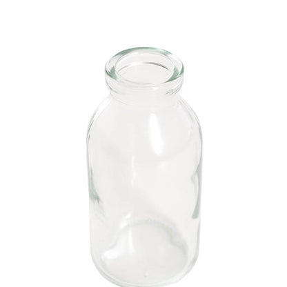 Glass Classic Milk Bottle Clear (5x10cmH)
