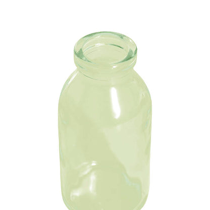 Glass Classic Milk Bottle Solid Glossy Sage (5x10cmH)
