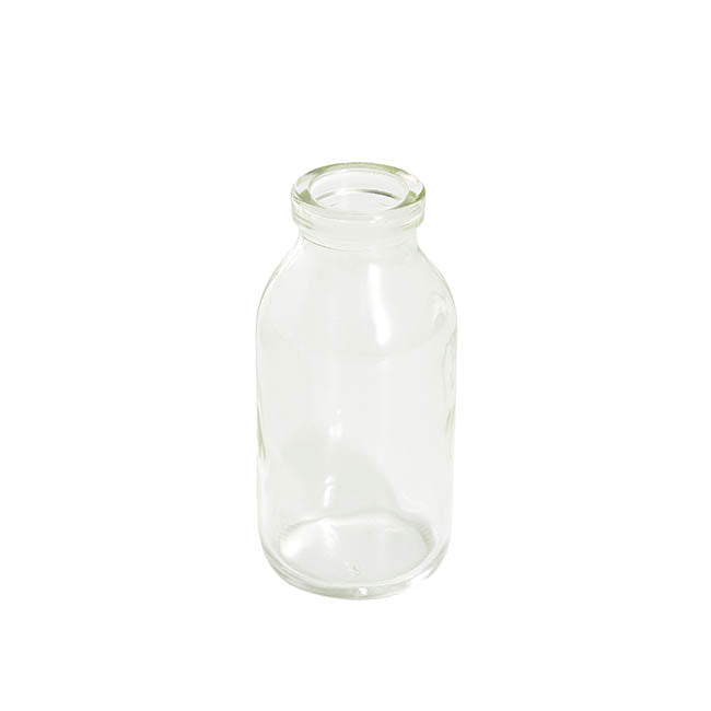 Glass Classic Milk Bottle Sage (5x10cmH)