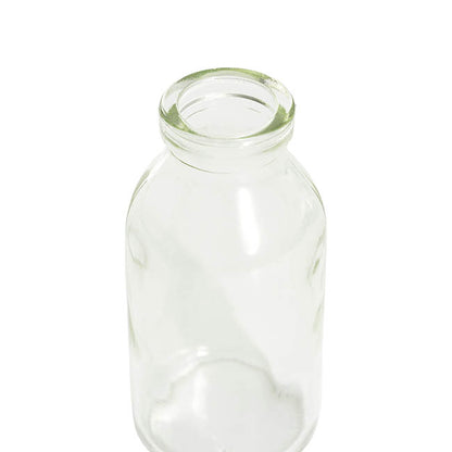 Glass Classic Milk Bottle Sage (5x10cmH)