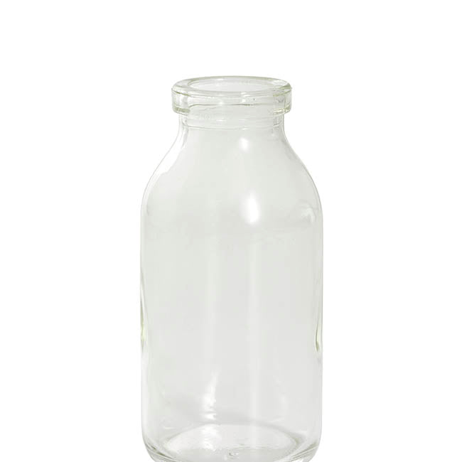 Glass Classic Milk Bottle Sage (5x10cmH)