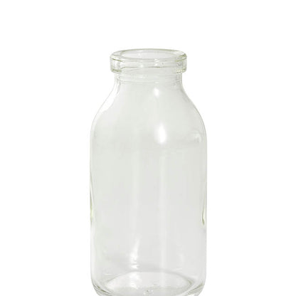 Glass Classic Milk Bottle Sage (5x10cmH)