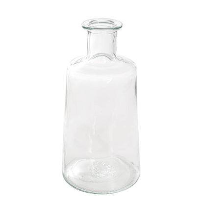 Glass Habitat Bottle Vase Clear (11.5x24cmH)