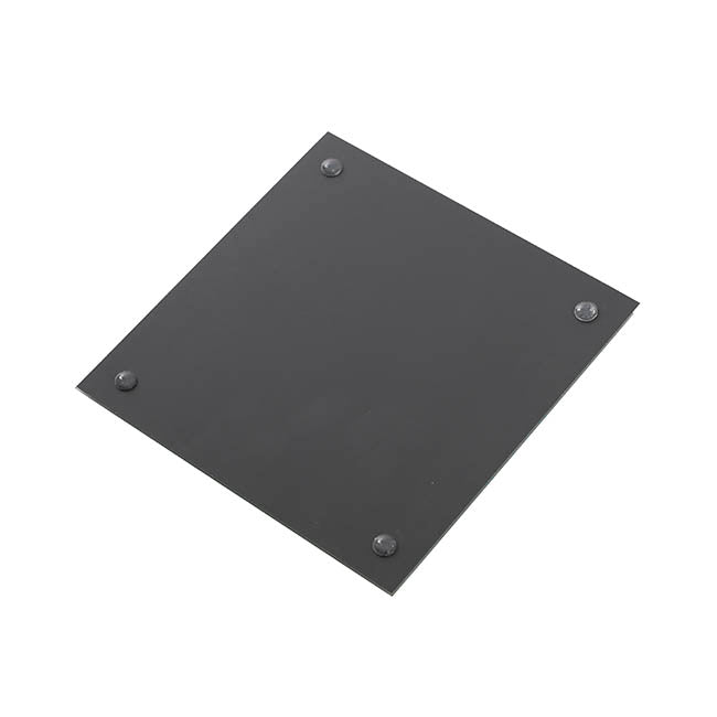 Square Mirror Glass Bevelled Plate Pack2 Silver(20.5x20.5cmH