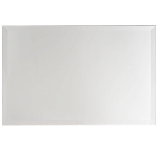 Rectangle Mirror Glass Plate Pack 2 Silver (40.5x30.5cmH)