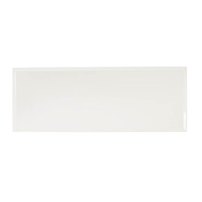 Rectangle Mirror Glass Bevelled Plate Pack2 Silver(40x15cmH)