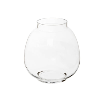 Round Glass Terrarium Bowl Clear (19Dx22.3cmH)