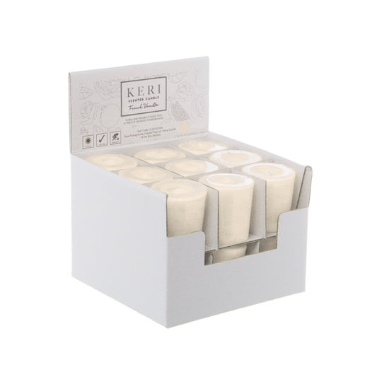 Premium Scented Votive Candle French Vanilla 12 Hours