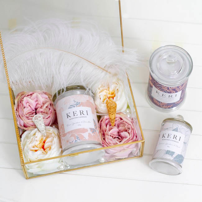 Scented Jar Candle Eden Bergamot & Eucalyptus 90g (6x11cmH)