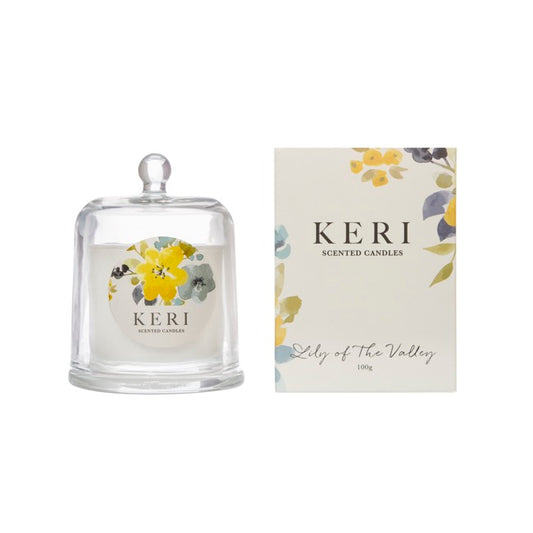 Scented Cloche Candle Carnival Lily of Valley 100g (9x12cmH)