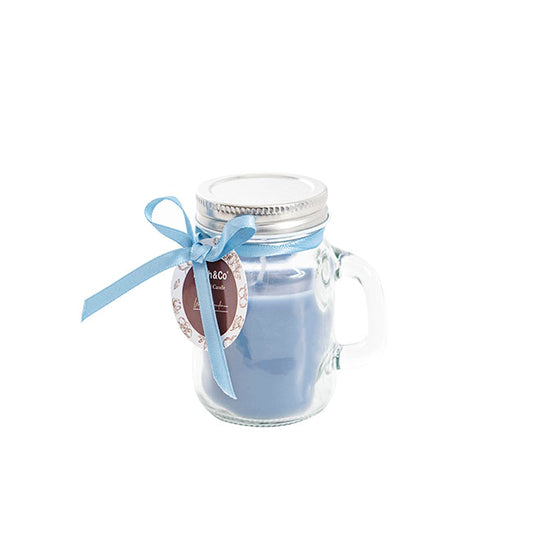 Scented Mason Jar Candle Dusty White Gardenia 80g (6x8cmH)