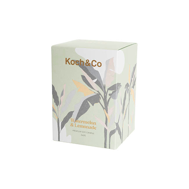 Fragrance Soy Candle Leisure Watermelon & Lemonade 360g