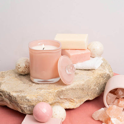 Scented Jolly Candle Jar Pink (8.2x9.2cmH) 200g