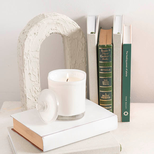 Scented Jolly Candle Jar White (8.2x9.2cmH) 200g