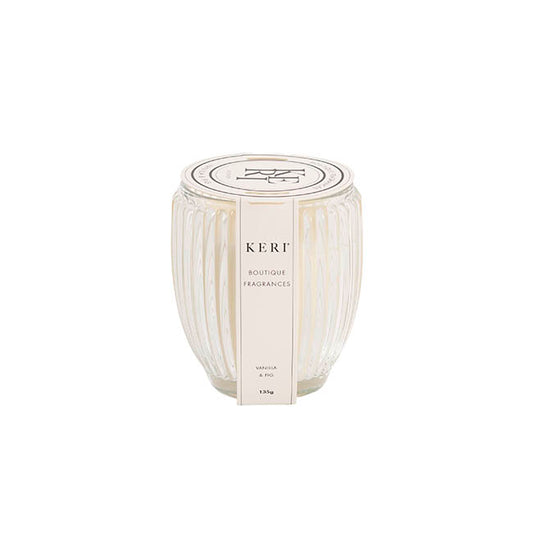 Scented Candle Grovedale Jar Vanilla & Fig (8x10cmH) 135g