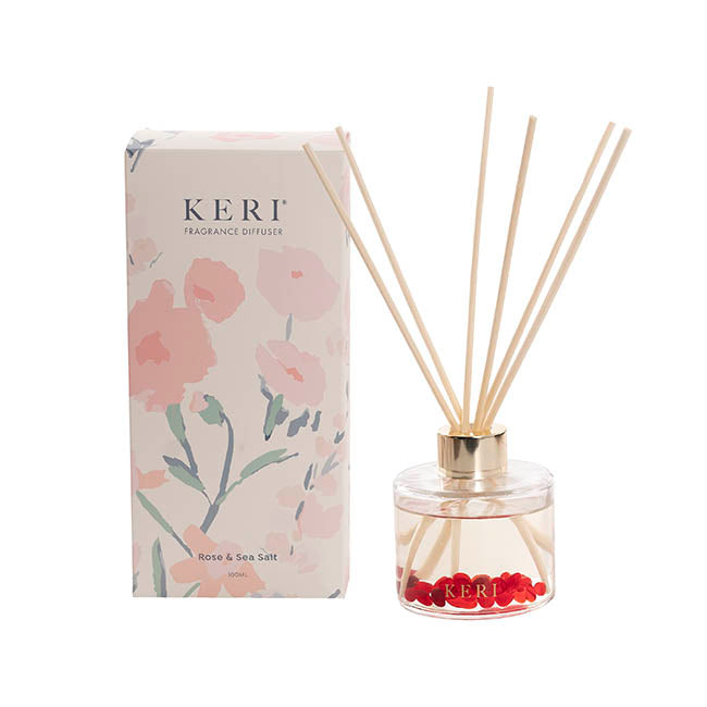 Fragrance Diffuser Floral Rose & Sea Salt 100ml