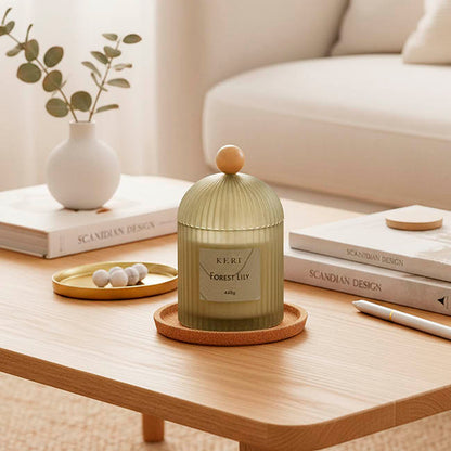 Scented Candle Alder & Pine Collection Forest Lily 440g