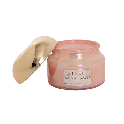 Scented Candle Lumi Collection Raspberry & Jasmine 185g