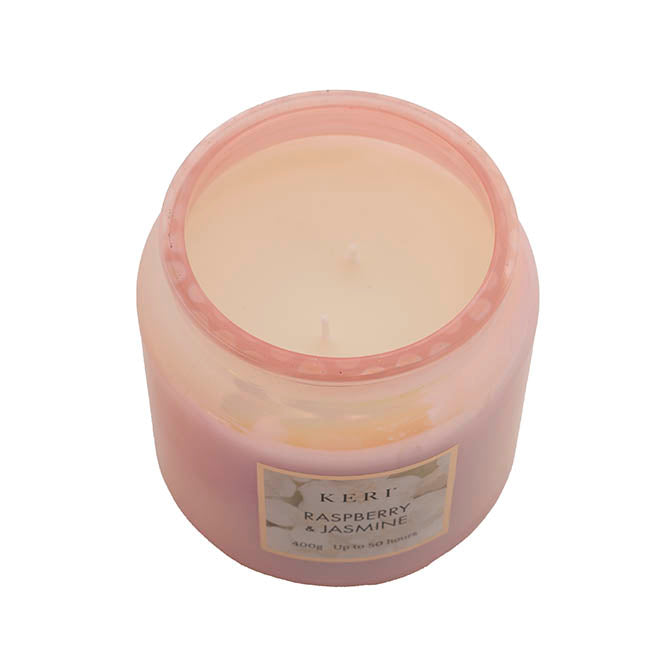 Scented Candle Lumi Collection Raspberry & Jasmine 395g