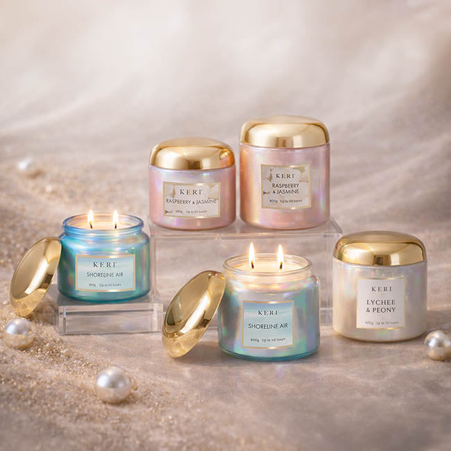 Scented Candle Lumi Collection Raspberry & Jasmine 395g