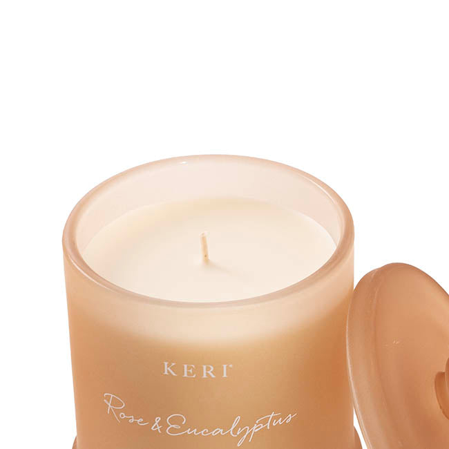 Scented Candle Sunhouse Rose & Eucalypus 370g